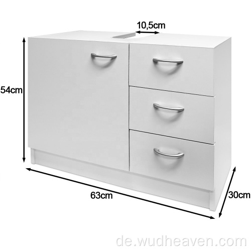 an der Wand befestigter PVC-Waschtisch-Waschtischunterschrank